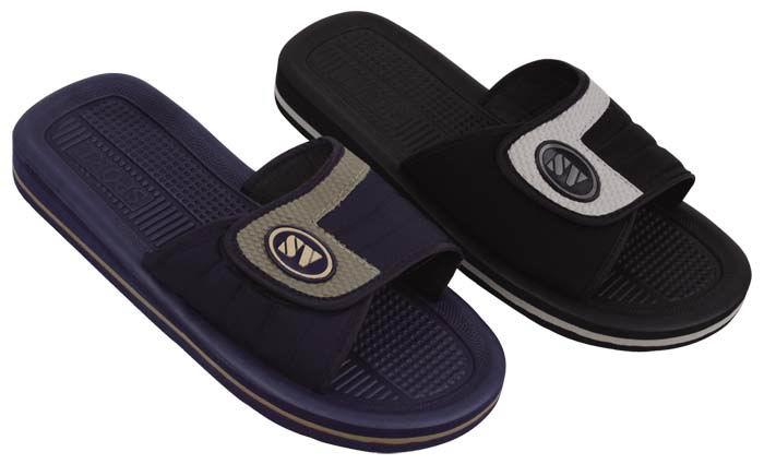 men's velcro slide sandals