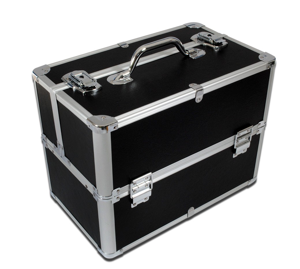 Professional Cosmetic Box Luxury Design Mini Leather Beauty 2016 New Makeup Salon Studio Nail Art Case Technician Tool Box Beauty Cosmetic China