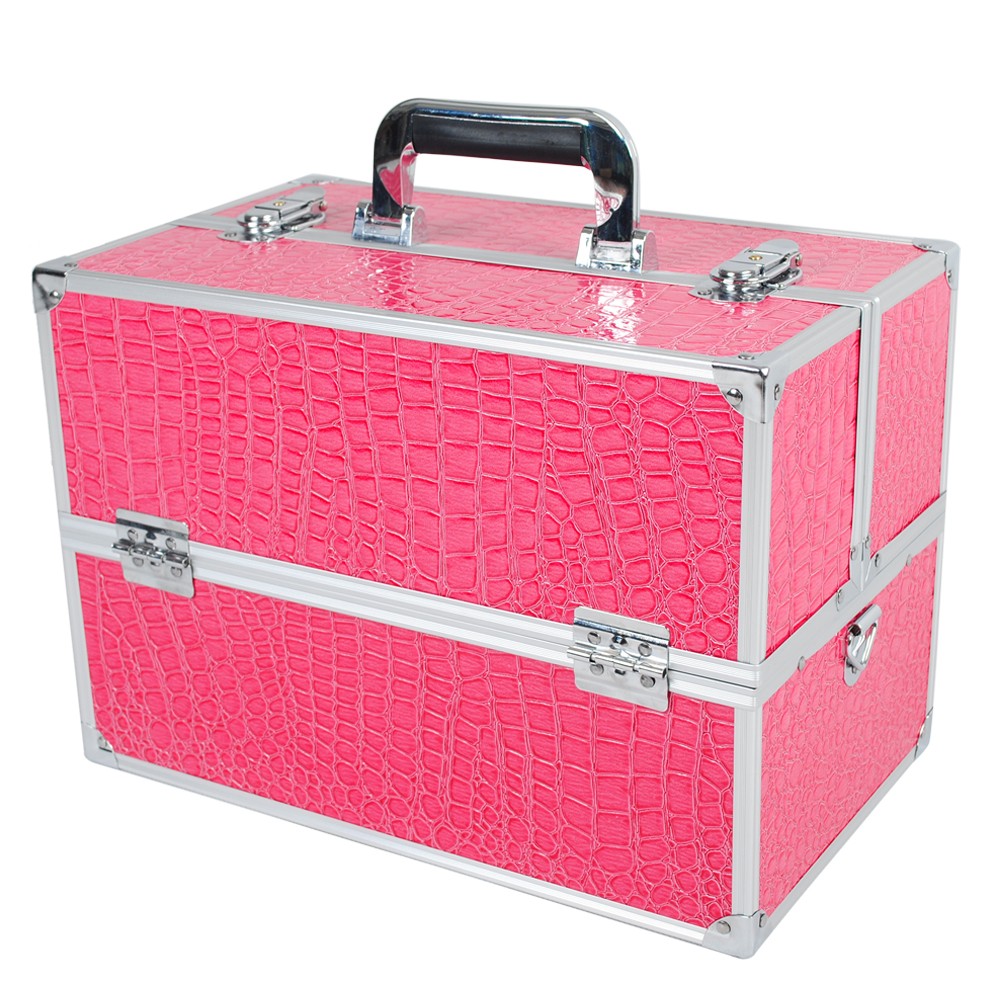 Portable Travel Beauty Cosmetic Makeup Vanity Case Nail