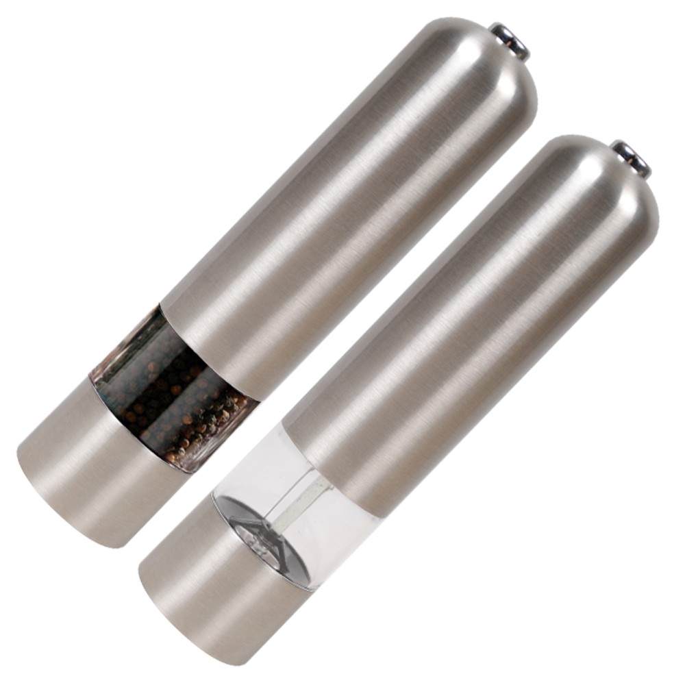 2X Electric Salt AND Pepper Mills Grinders eBay