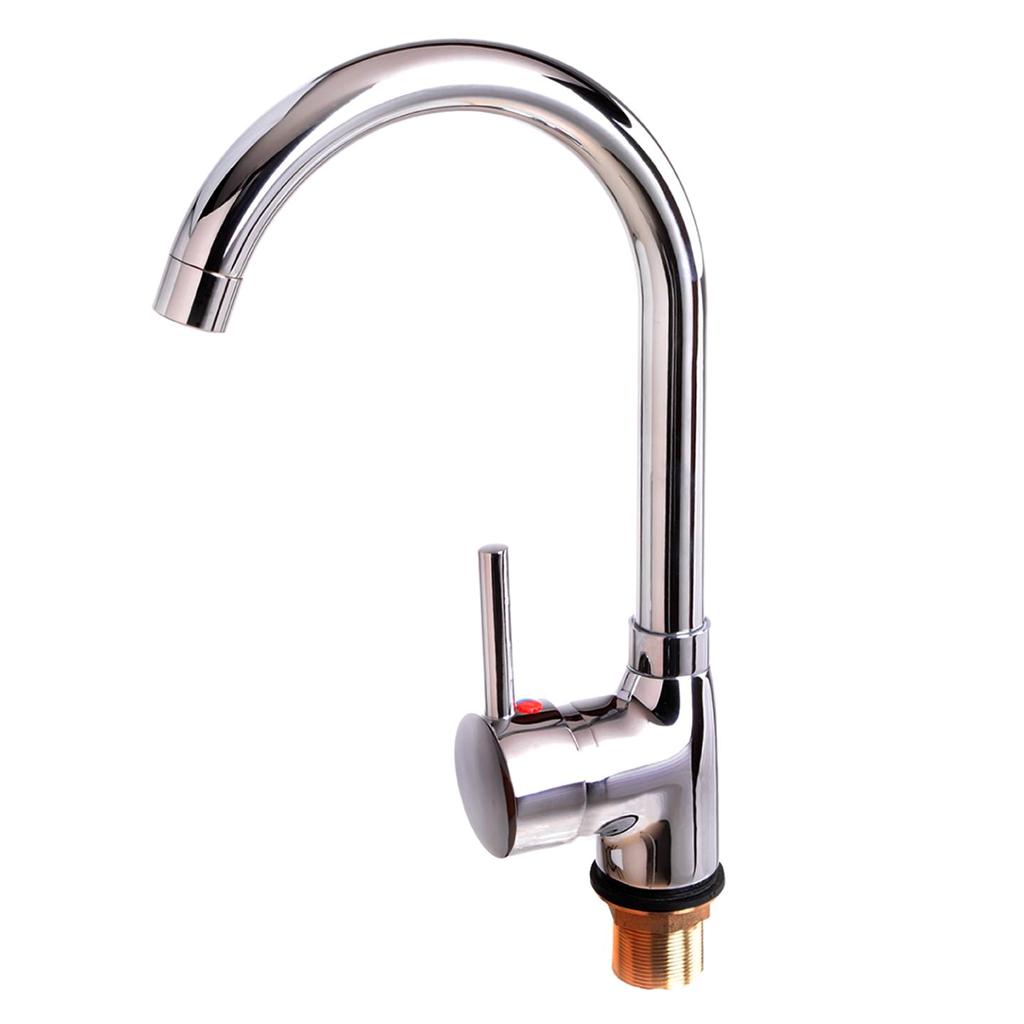 MODERN SWIVEL SPOUT MONOBLOC KITCHEN SINK MIXER TAP FAUCET eBay