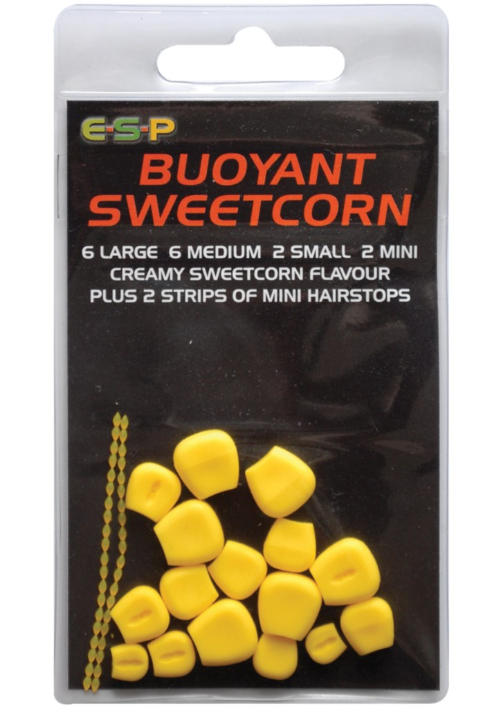 ESP Buoyant Sweetcorn Pop up Yellow artificial Corn Bait Hair rig Stops