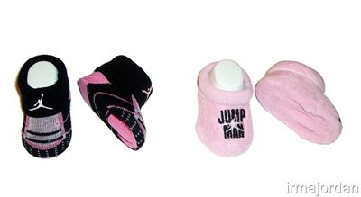 Infant Girl Shoes on Baby Girls Jordan Shoes Style  Booties Socks  Sz 0 6 Months  New