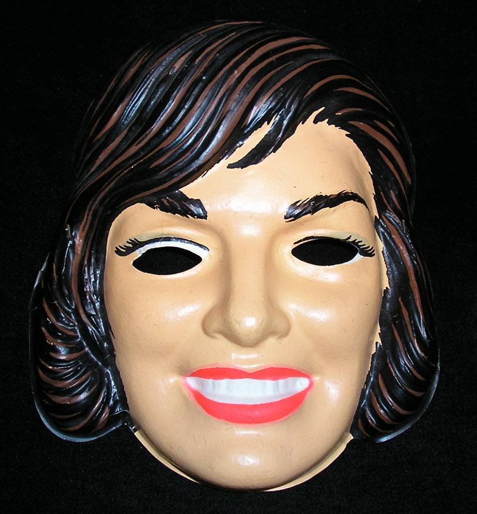1963 JACKIE KENNEDY JackieOLantern and Halloween Mask Weird! Rare?