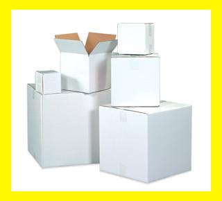12x10x10 White Storage Shipping Mailing Moving Box 25pc