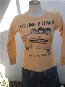 VINTAGE Thermal The Rolling Stones Highway Bound Large