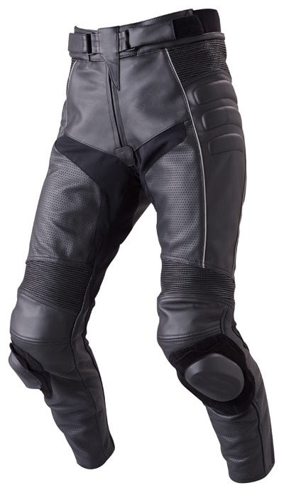 Men's Leather Motorcycle Racing Pant Biker Pant Perforated New