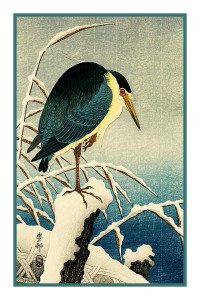 Ohara Shoson Koson Nightingale Birds Cherry Blossom Counted Cross Stitch Pattern