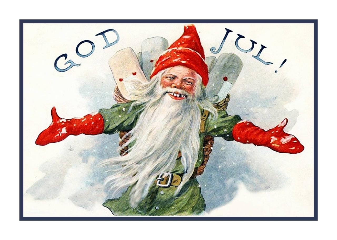 swedish jenny nystrom gnome elf god jul christmas counted swedish jenny nystrom gnome elf god jul christmas counted