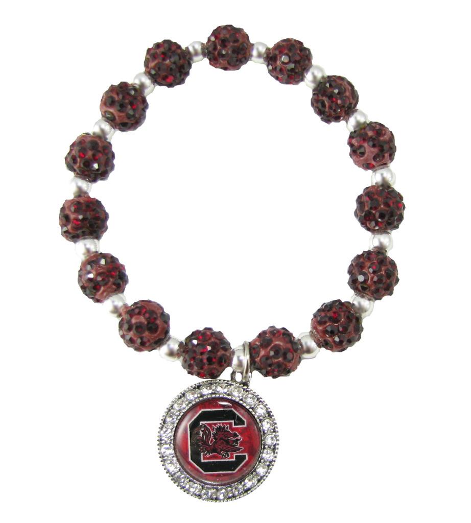 NCAA Collegiate Licensed Jewelry Bead Stretch Bracelet Jewelry Choose