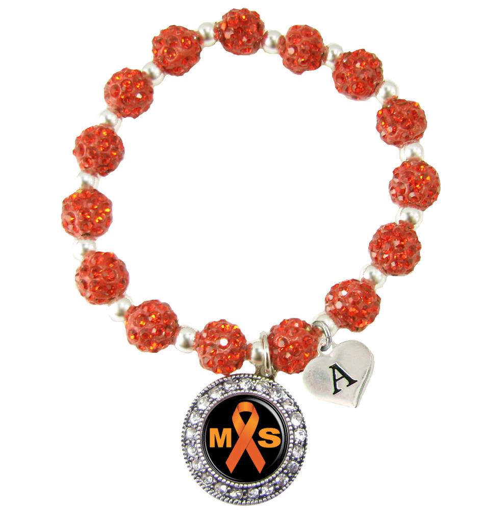 Multiple sclerosis awareness bracelet clearance