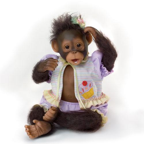 cute monkey doll