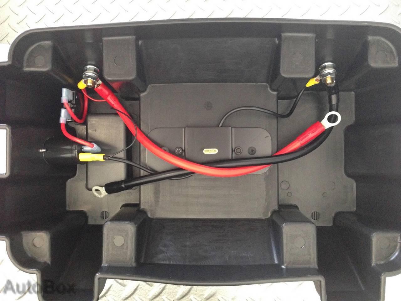 4WD Battery Box Holder Case 12V 12 Volt Deep Cycle Dual Battery Caravan