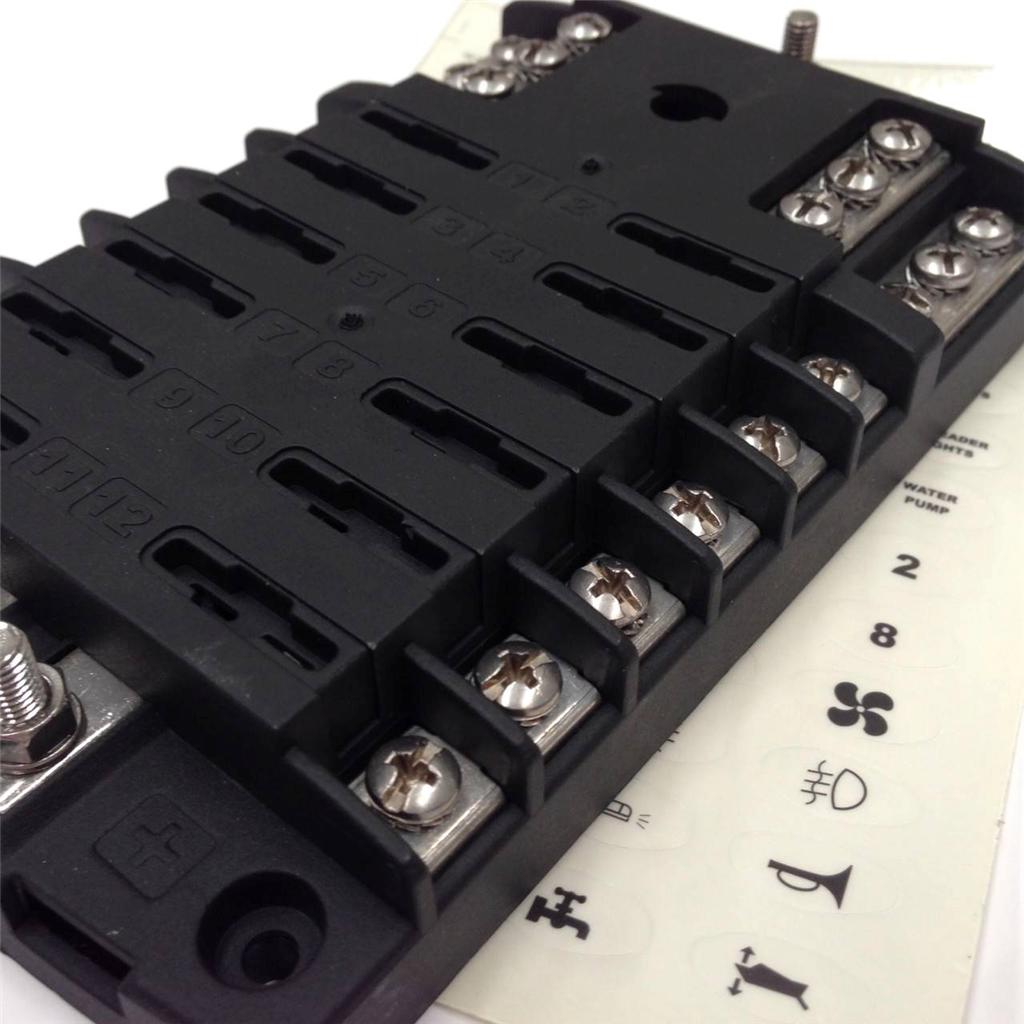 Narva 12 Way 30 Amp Fuse Block Terminal Holder 12V 4WD camper Motorhome