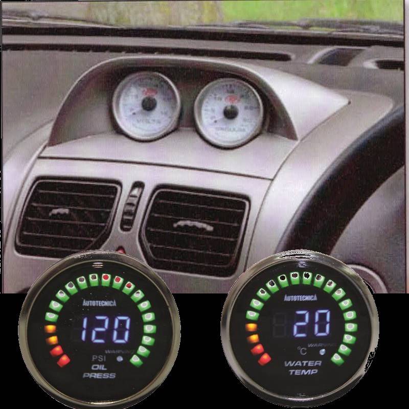 VY VZ Commodore Gauge POD Holder Water Temperature OIL Pressure Gauge