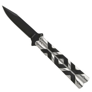 Black Blade Mock Fly Folding Pocket Knife 8.5" NEW