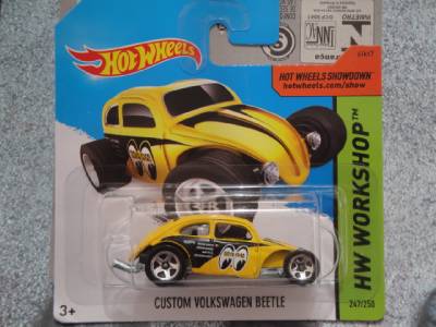 Hot Wheels 2014 #247/250 CUSTOM VW VOLKSWAGEN BEETLE ...