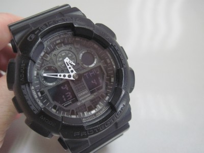 Casio G-Shock GA-100 XL Black World Time Men's Digital Sport Watch ...