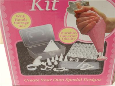 Brand New Cake Decorating Kit, 100 Pieces with Storage Box ...