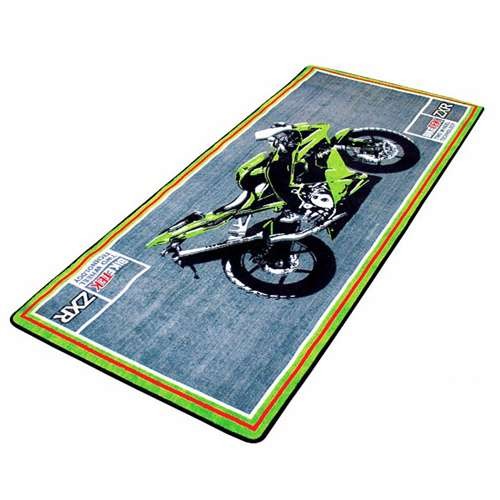 Kawasaki Logo Motorcycle Garage Service floor Mat /Rug 30"x72" eBay