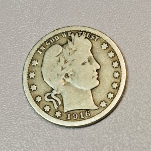 rber Liberty Quarter Dollar Silver Coin D8462 | 