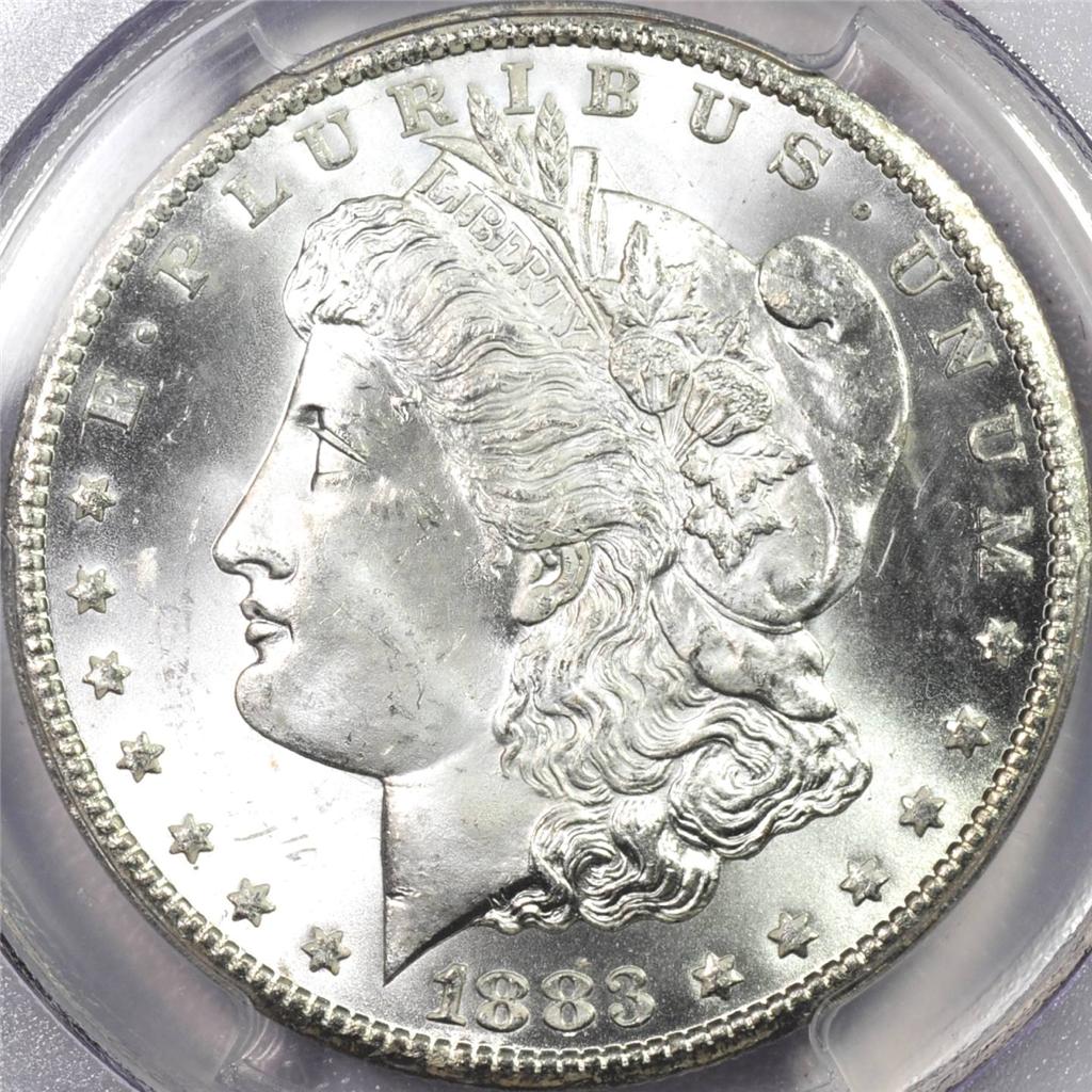 1883 CC $1 Morgan Dollar Silver Coin PCGS MS64 D0476 | eBay