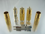 Hi End 18k Gold Silver Plated RCA Plug