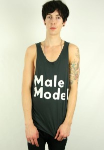 Male model t shirt topman
