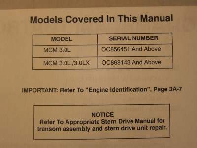 service manual mercruiser alpha one factory