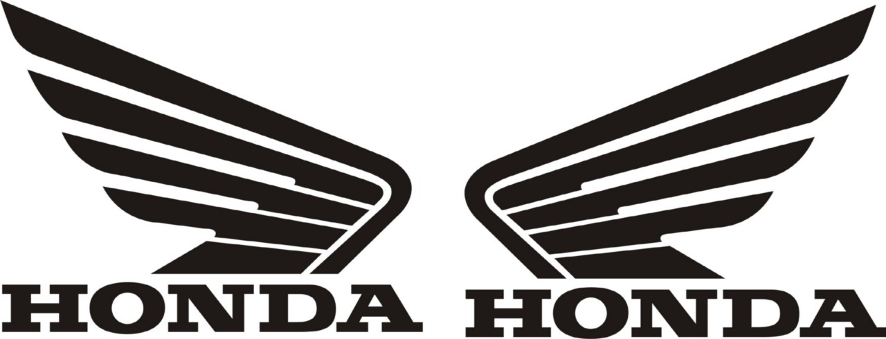 Big honda wing decal #3
