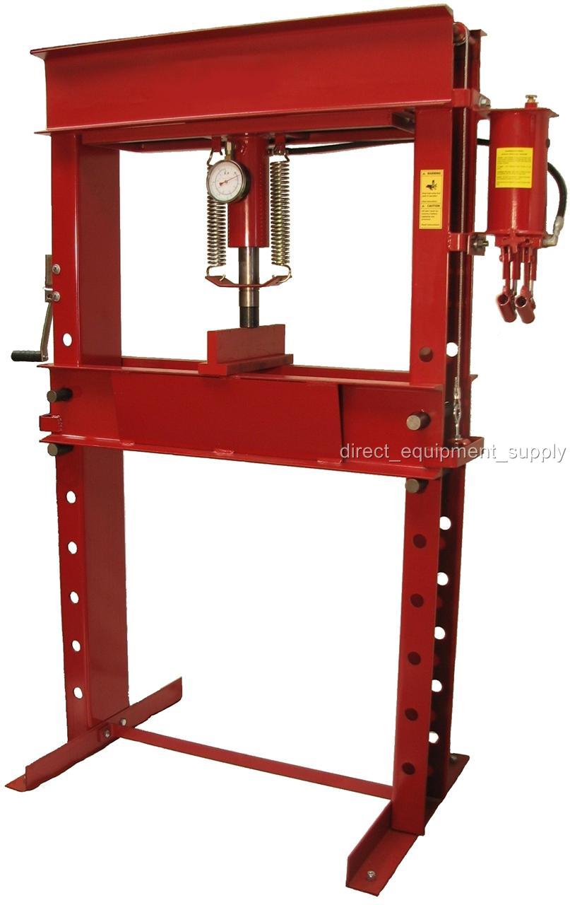 50 TON Hydraulic 2Sp P&R HFrame Shop Press USA 100 150