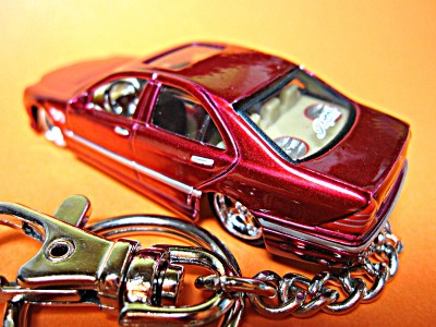 Mercedes-Benz W220 Key Chain ring FOB S-class S55 M Red