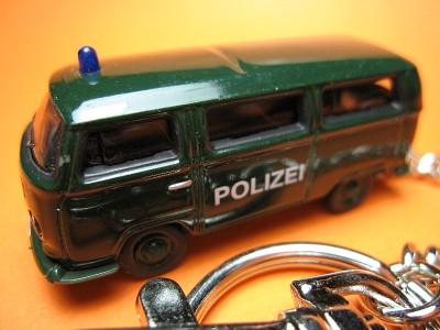 VW Van Key Chain ring Bus Microbus T2 Type 2 II Polizei volkswagen t2 microbus. VW Van Key Chain ring Bus Microbus T2 Type 2 II Polizei
