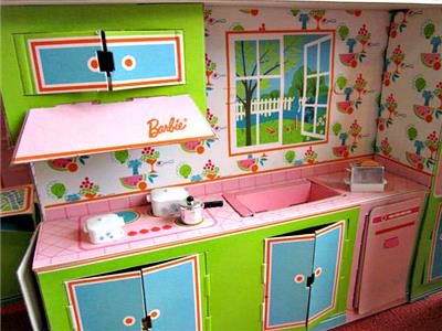 Vintage Rare 1964 Barbie S Dream Kitchen Dinette Doll Play