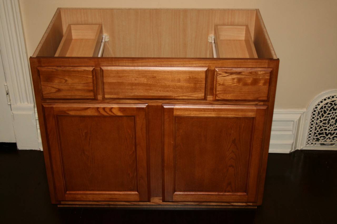 Oak Bathroom Vanity Cabinet