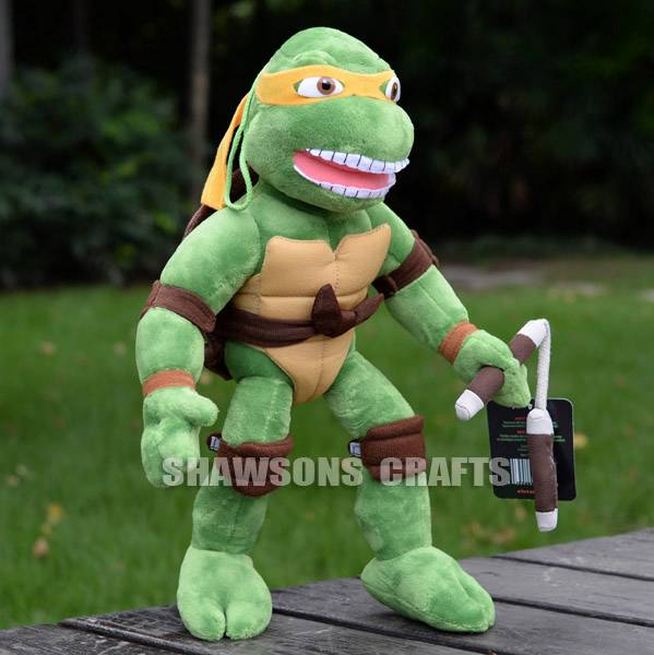 teenage mutant ninja turtles michelangelo giant plush