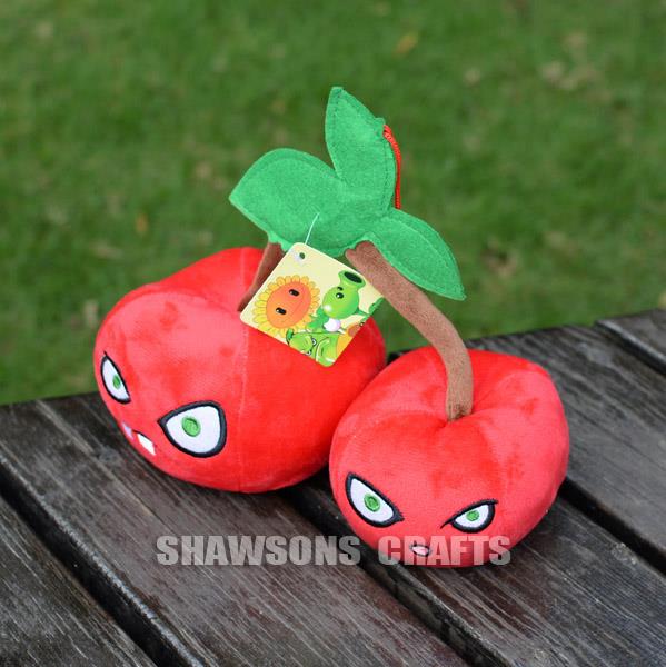 plants vs zombies cherry bomb plush