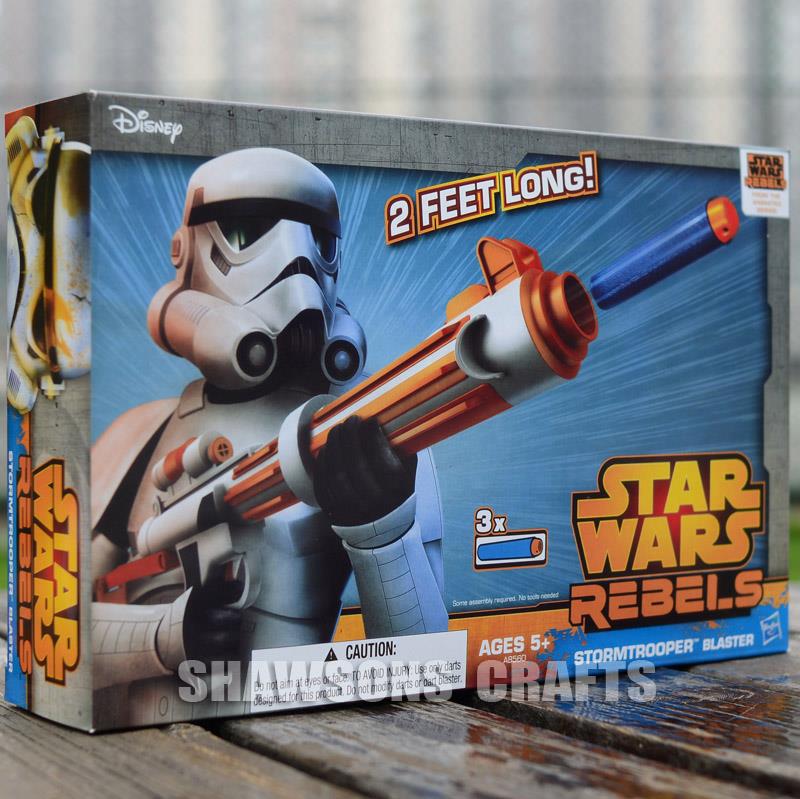 Disney Star Wars Rebels Stormtrooper Blaster HASBRO NERF STAR WARS REBELS STORMTROOPER BLASTER SOFT DART TOY GUN | eBay