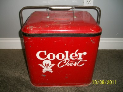 Home Beer Coolers on Vtg Eskimo Cooler Ice Chest Retro Home Decor Beer Pop Cola   Ebay