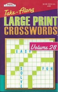 KAPPA TAKE ALONG LARGE PRINT CROSSWORDS FUN PUZZLE BOOK VOLUME 28 eBay