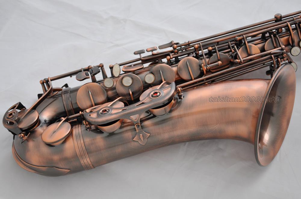Professional Red Antique Bb Key Tenor Saxophone with High F Sax eBay