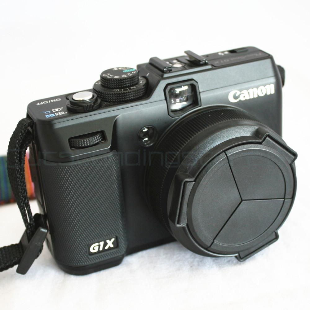 SelfRetaining Auto Open Close Sync Lens Cap For Canon PowerShot G1X G1