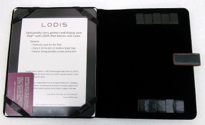 Ipadleather Sleeve on Lodis Black Leather Ipad Sleeve Case   Ebay