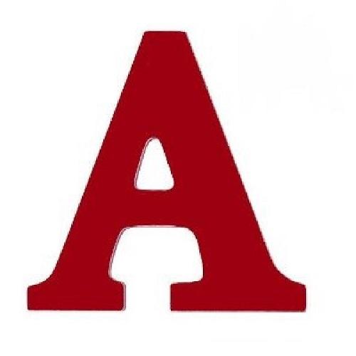 KidKraft Wooden MDF Wall Hanging Letter 8 inch High x 6 Thick Red | eBay