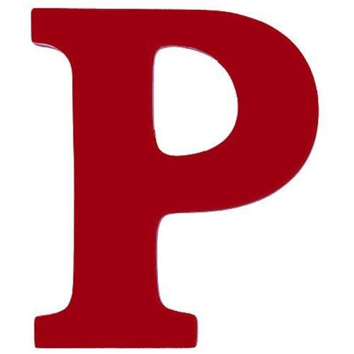 Kidkraft Wooden MDF Wall Hanging Letter 8 Inch High x .6 Thick Red | eBay