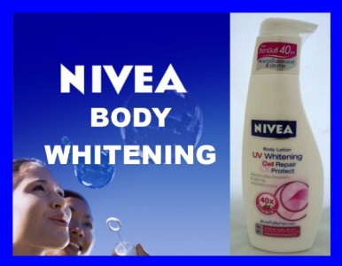 50ml NIVEA BODY Whitening Lightening Bleaching Lotion UV