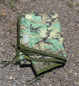 Military Issue Woodland Camo Poncho Liner "Woobie Blanket ...