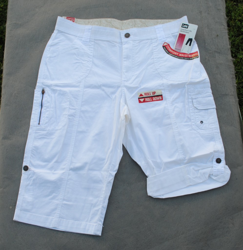 NWT-42-Lee-Comfort-Waist-Convertible-Stretch-Skimmer-Pants-3-Sizes-10P-12P-16P