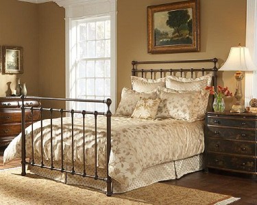 Queen Size Frames Walmart on Queen Size Langley Bed W Frame Copper Penny Finish Ebay