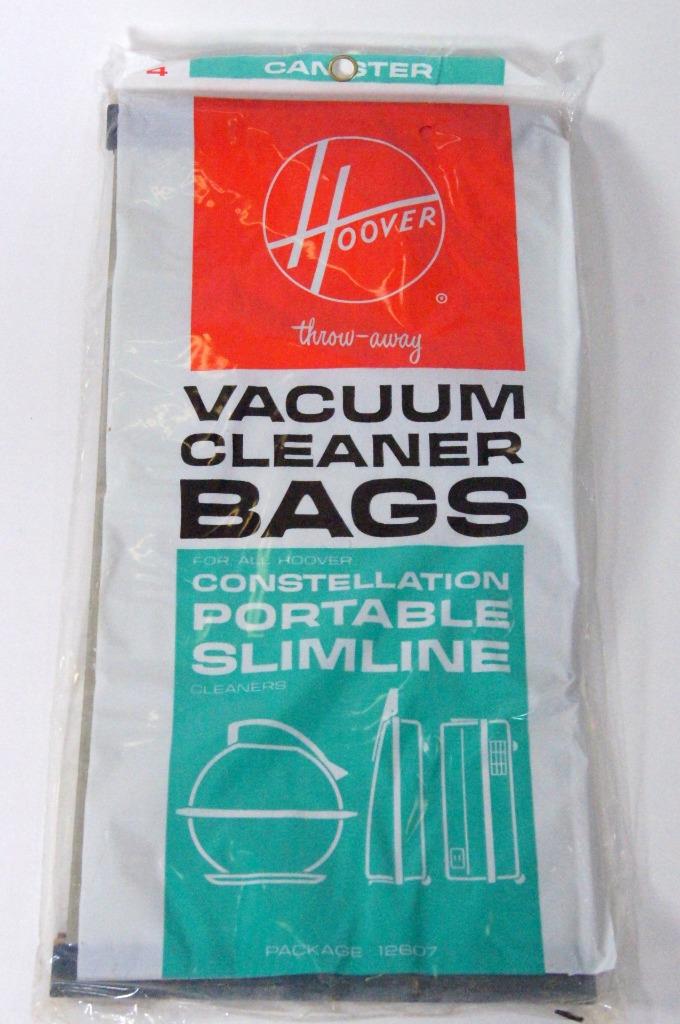 HOOVER CONSTELLATION PORTABLE Slimline Vacuum Cleaner Bag Paper Disposable 4/pkg £7.59 PicClick UK